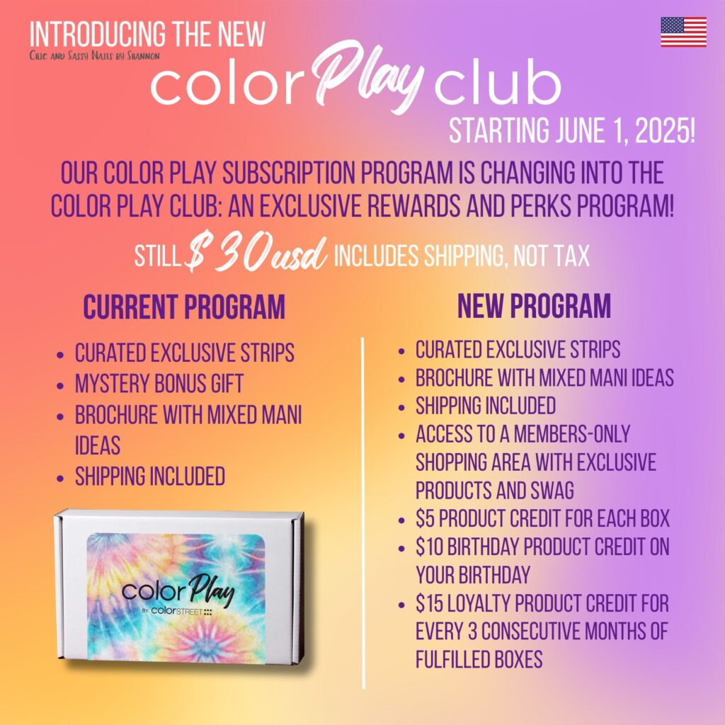 Color Play Club what's new
